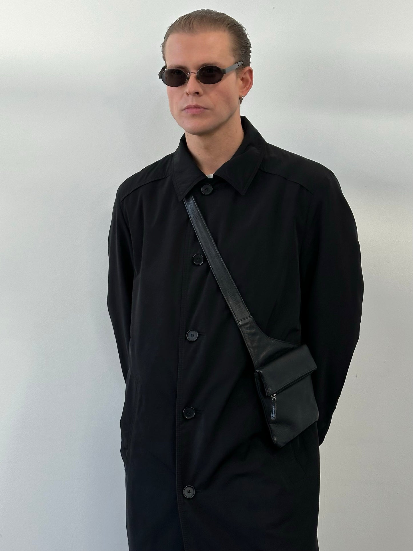 Hugo Boss 2000s Waterproof Trench Coat - L