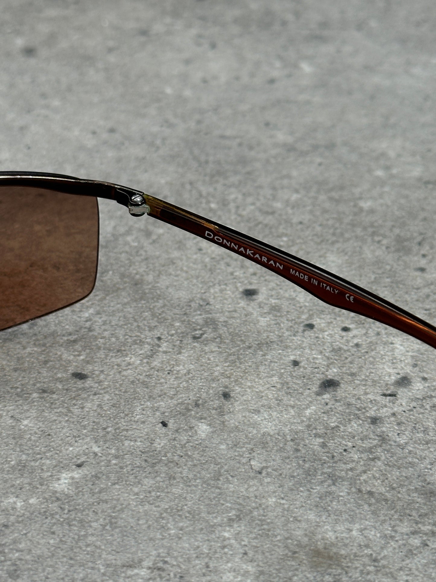 Donna Karan 2000s Rimless Rectangular Sunglasses