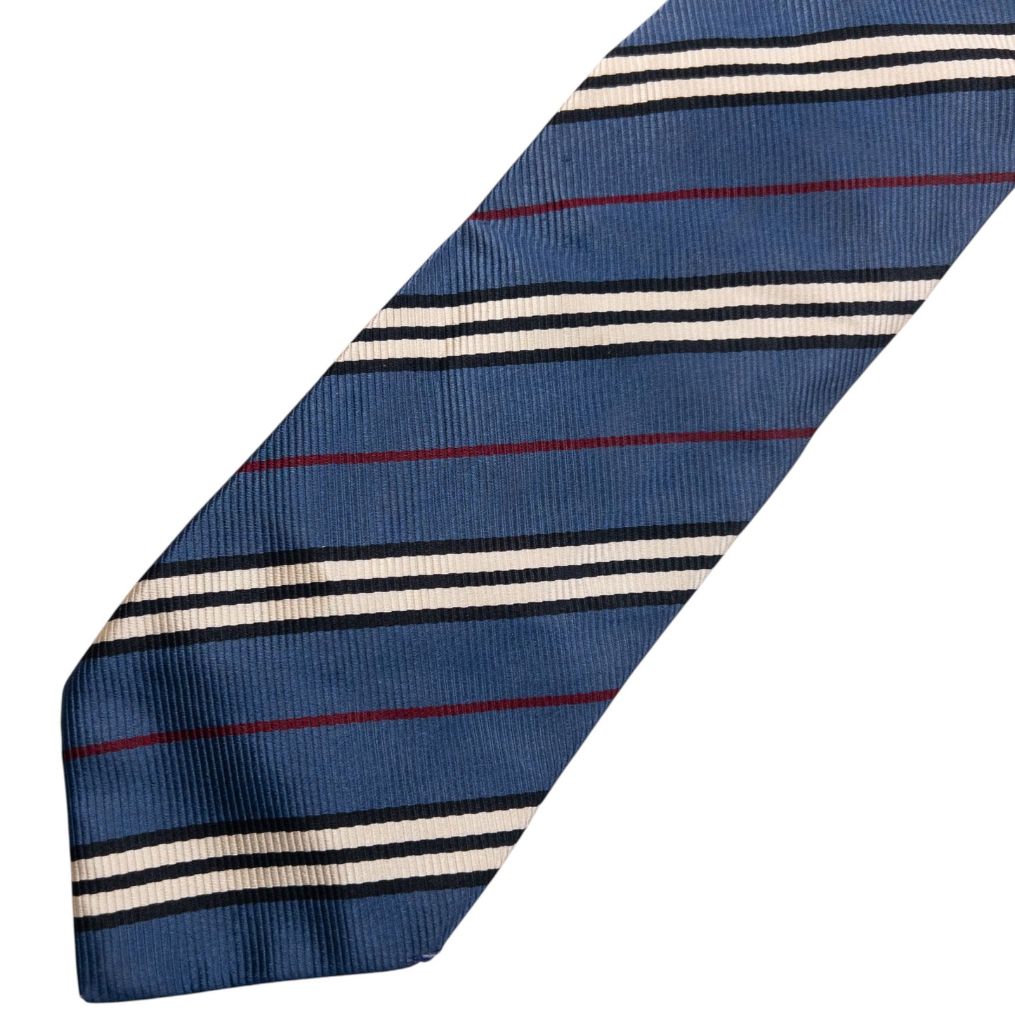 Vintage Burberry Nova Stripe Silk Tie