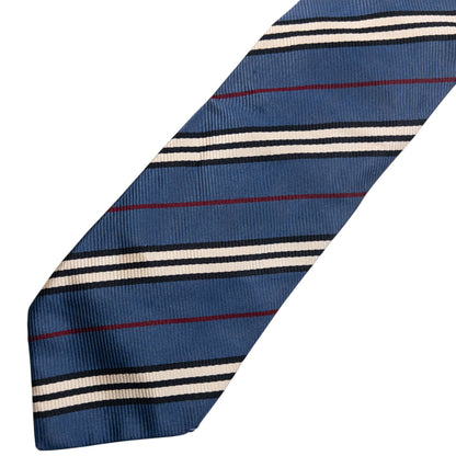 Vintage Burberry Nova Stripe Silk Tie