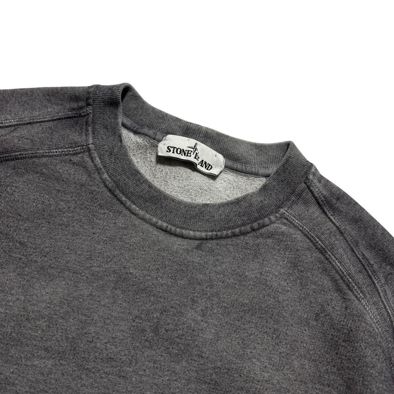 Stone Island Dust Treatment Pullover Crewneck | Medium, Grey