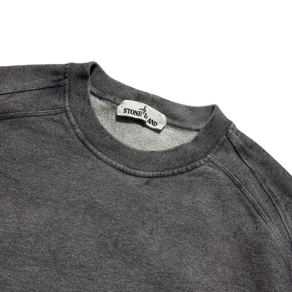 Stone Island Dust Treatment Pullover Crewneck | Medium, Grey