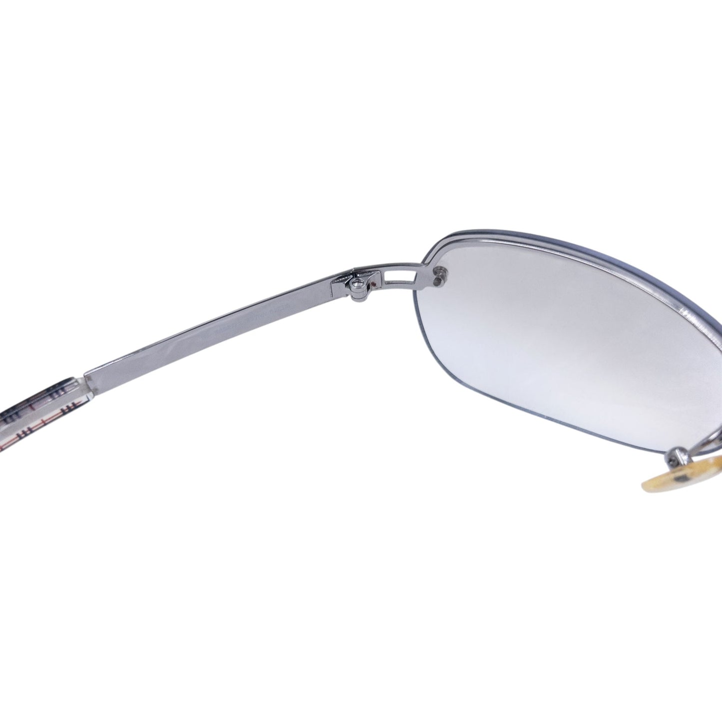 Vintage 2000s Burberry Nova Check Rimless Sunglasses | O/S, Grey