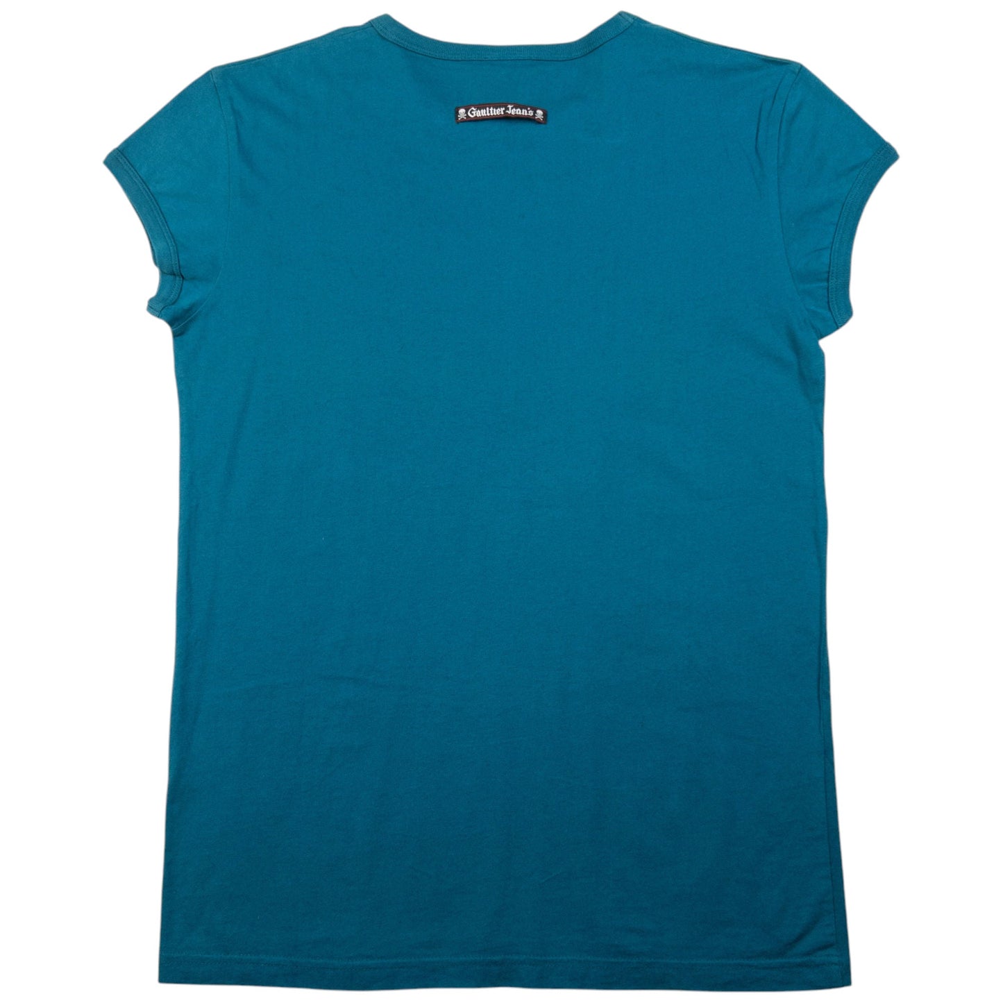 Vintage Gaultier Jean's Capped Sleeve T Shirt Womens Size L