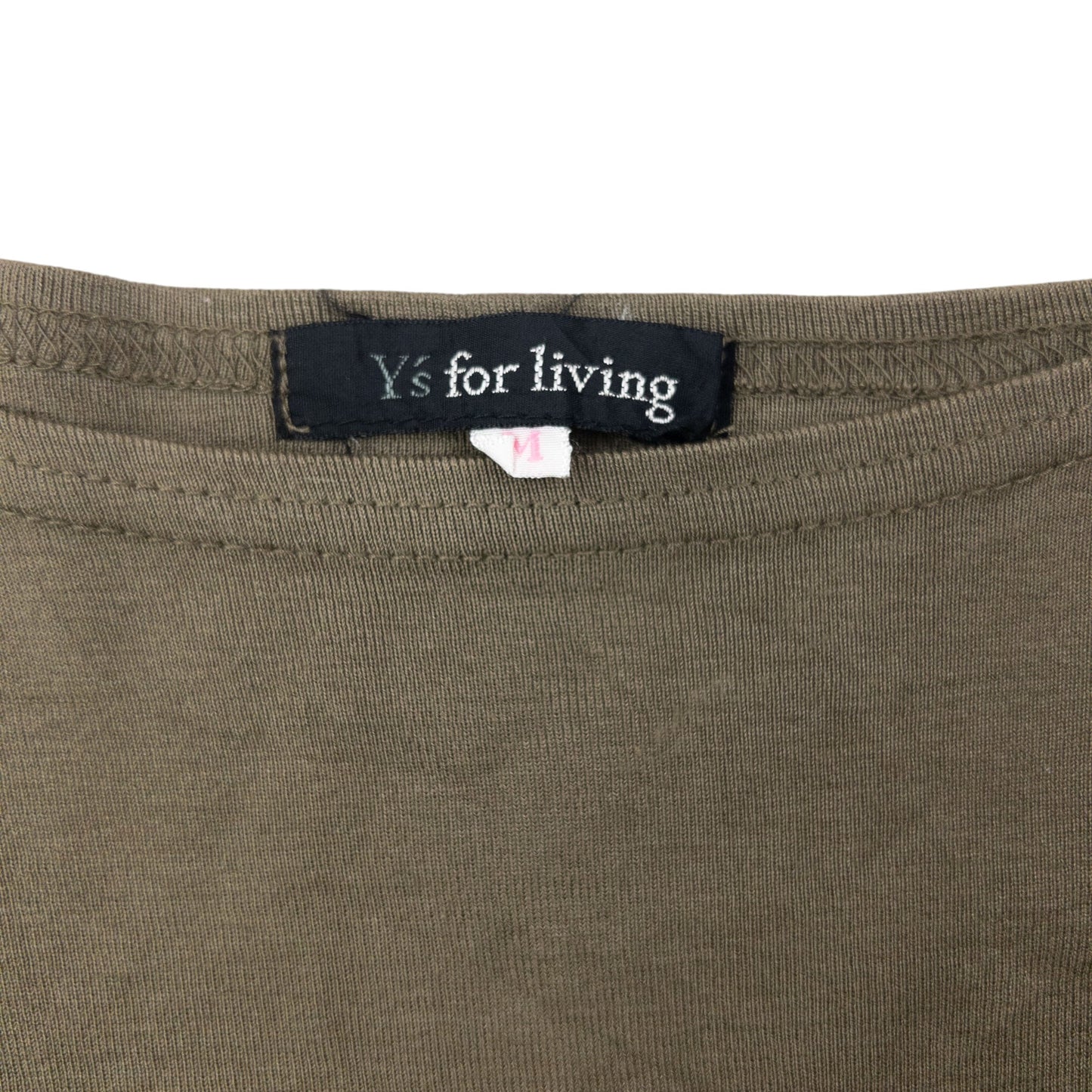 Vintage 90s Yohji Yamamoto Long Sleeve T Shirt Womens Size M | Medium, Brown