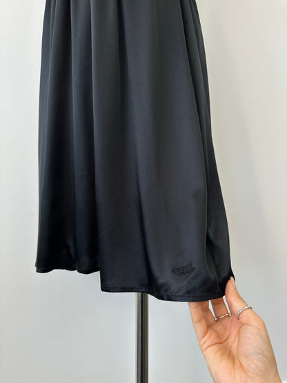 DKNY 2000s Satin Halter Neck Midi Dress - S