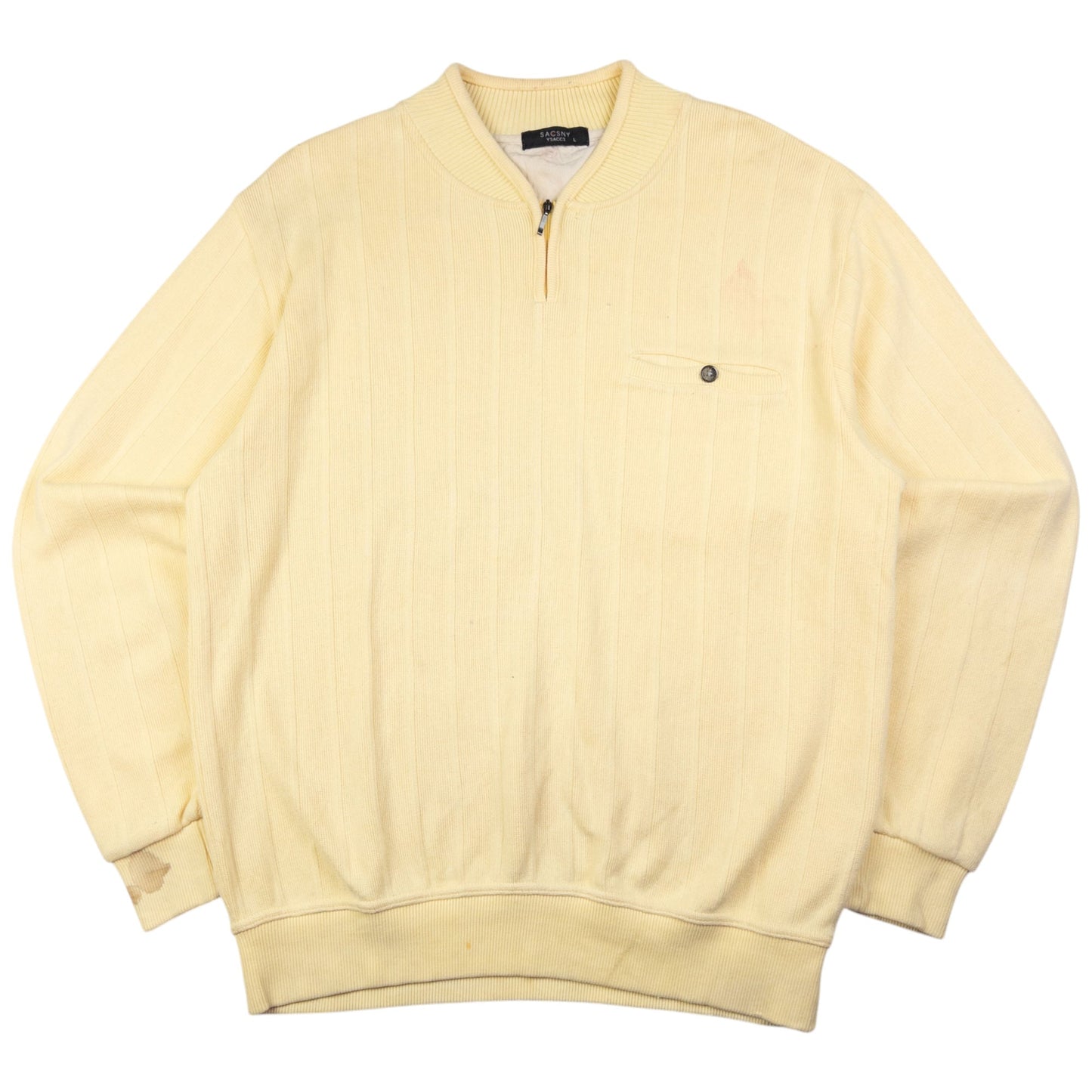 Vintage Y'Saccs By Yohji Yamamoto Q Zip Jumper Size M