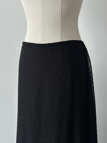 Vintage 2000s Spotted Maxi Skirt - W30