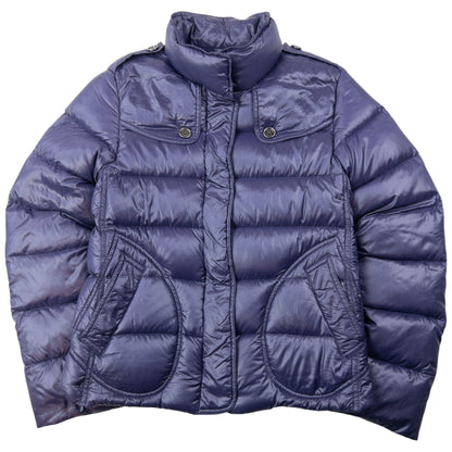 Vintage Burberry Zip Up Puffer Jacket Womens Size XS | XS, Purple