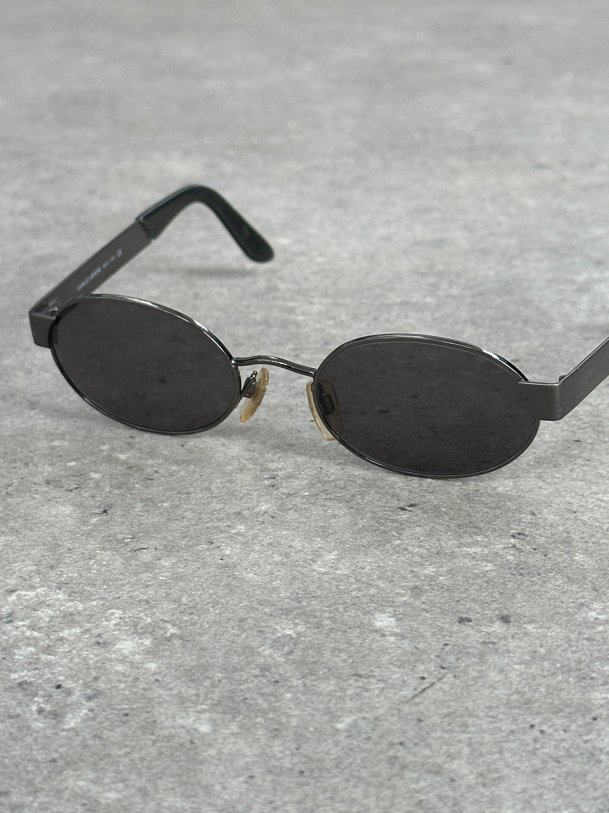 Giorgio Armani 1990s Oval Logo Sunglasses