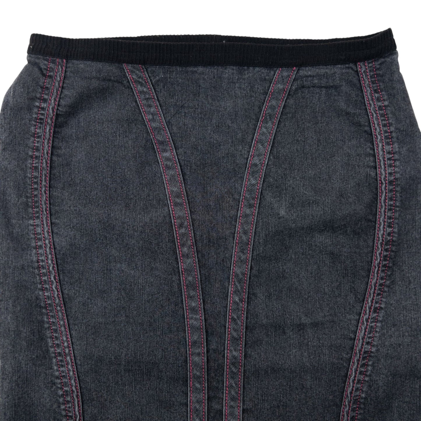 Vintage 2000s Armani Jeans Denim Skirt Womens Size W32 | W32, Grey