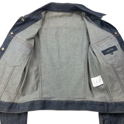 Vintage SS2000 Gucci Denim Jacket Womens Size S | Small, Multicoloured