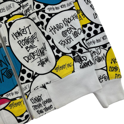 Vintage Stussy Speech Bubble Hoodie Size S
