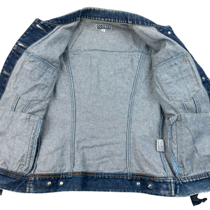 Vintage 80s Marithe + Francois Girbaud CLOSED Denim Jacket Womens Size S | Small, Blue