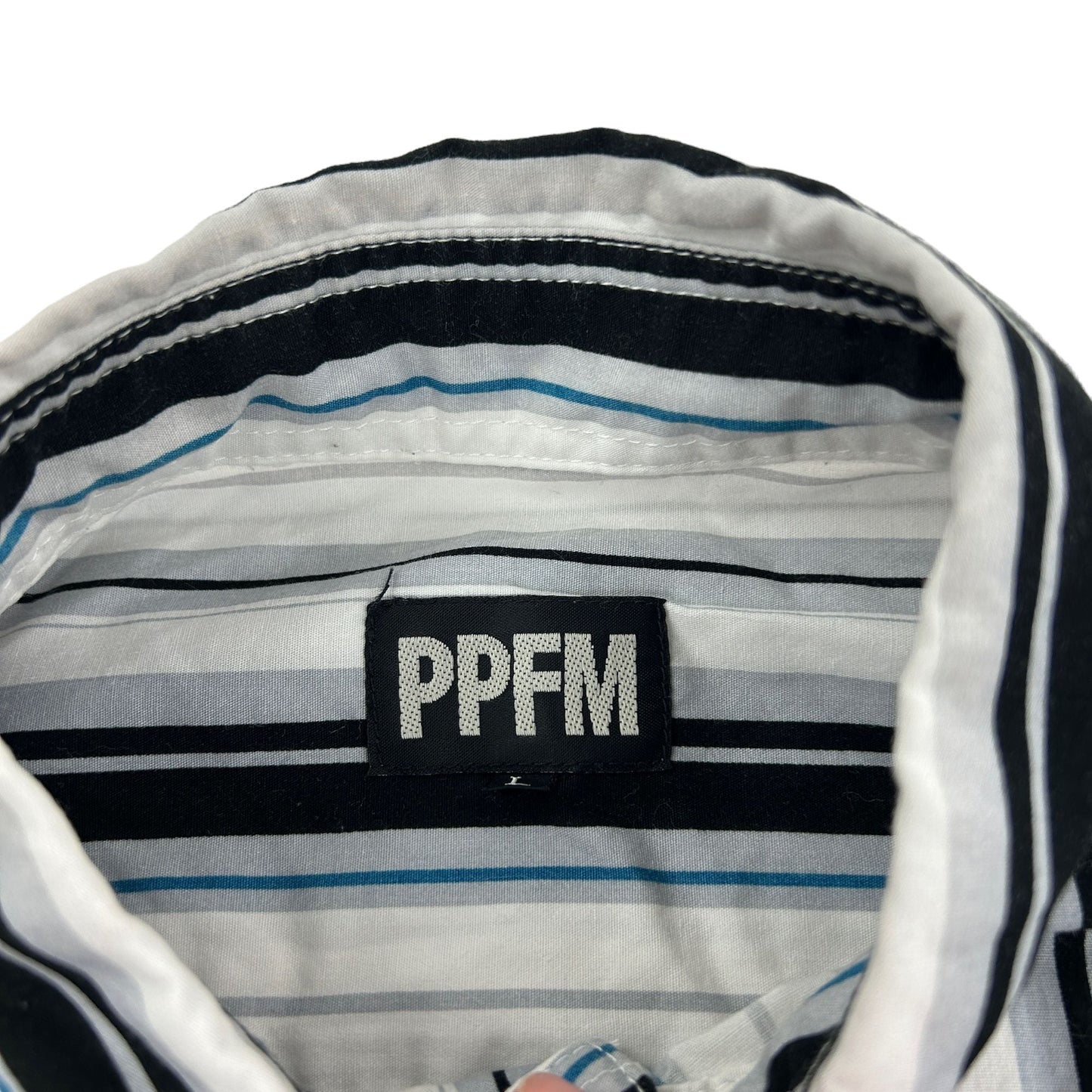 Vintage PPFM Striped Shirt Size S
