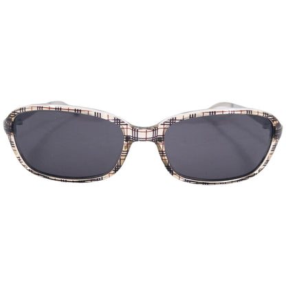 Vintage 2000s Burberry Nova Check Sunglasses | O/S, Beige, Black, Red