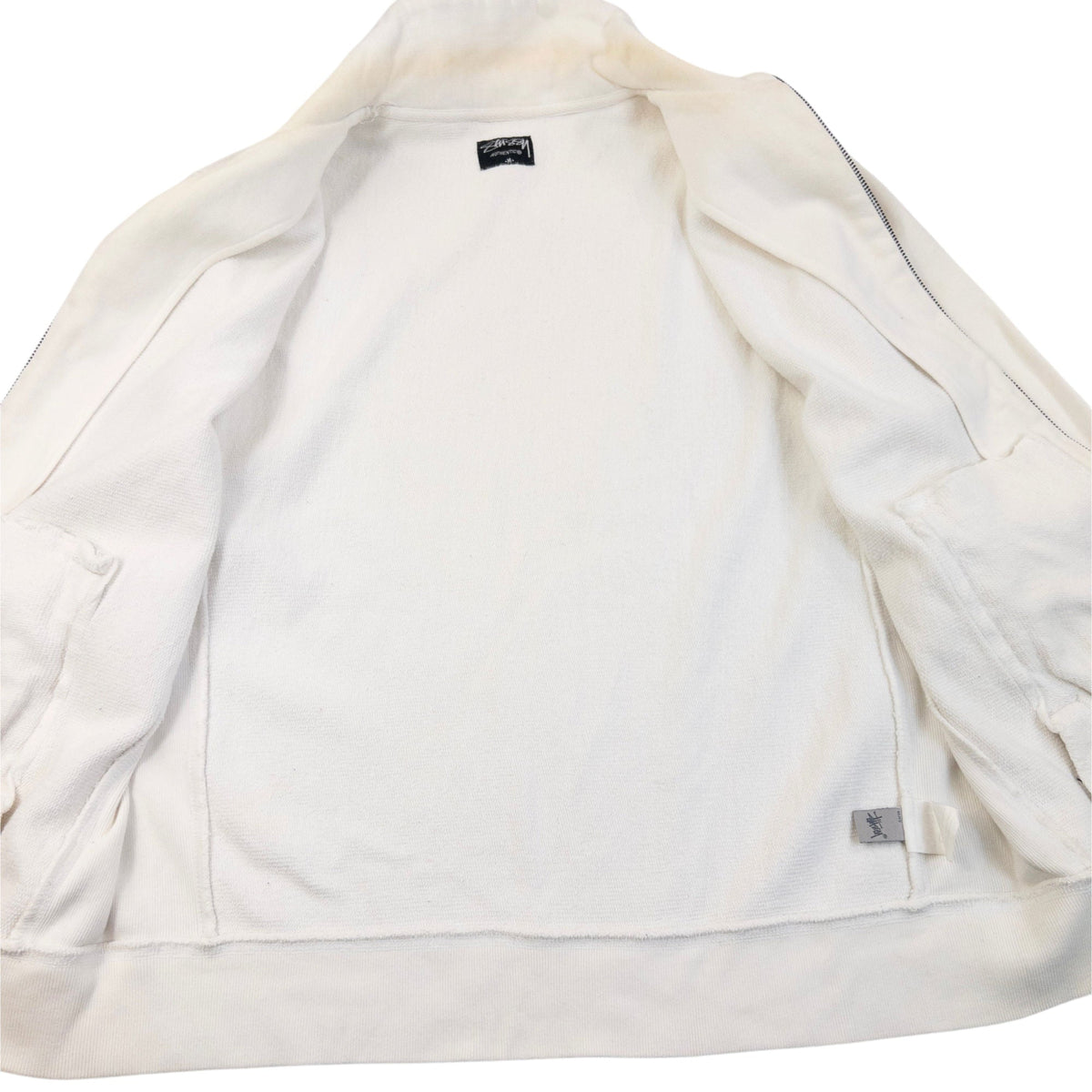 Vintage 2000s Stussy Zip Up Sweatshirt Size M | Medium, Red