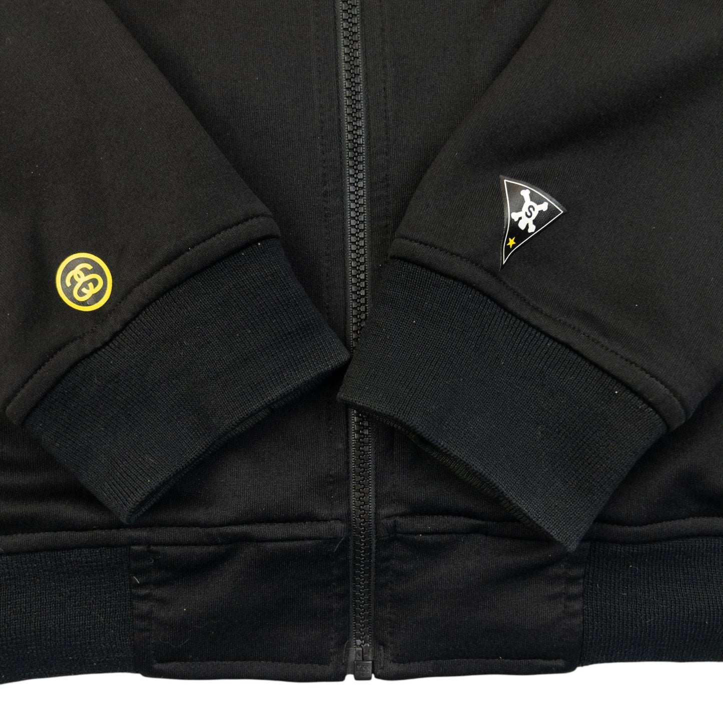 Vintage 2000s Stussy Zip Up Track Jacket Size XL | XL, Black
