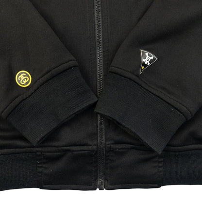 Vintage 2000s Stussy Zip Up Track Jacket Size XL | XL, Black
