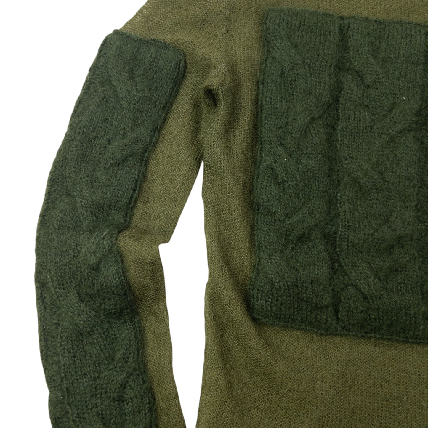 Vintage 2000s Marithe + Francois Girbaud Mock Neck Wool Jumper Womens Size M | Medium, Green