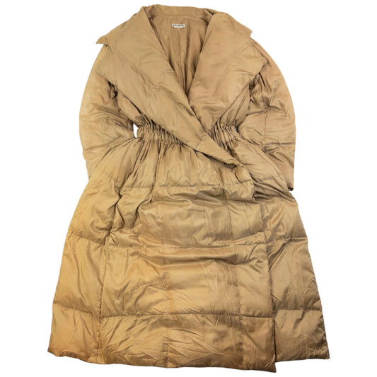 Vintage 90s Issey Miyake Longline Puffer Jacket Womens Size L | Large, Beige