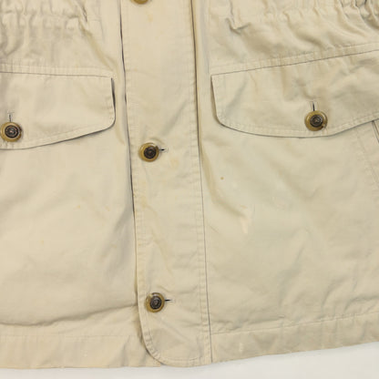 Vintage 90s Burberry Zip Up Jacket Size XL | XL, Beige