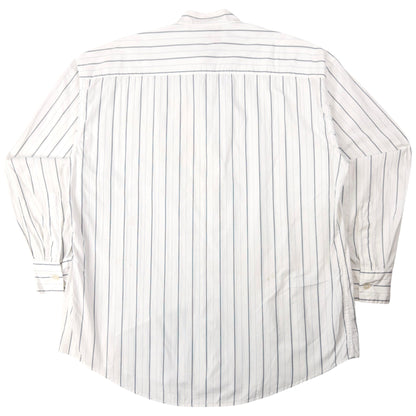 Vintage Issey Miyake Striped Long Sleeve Button Up Shirt Size M