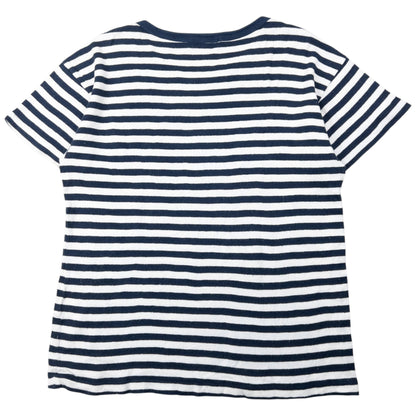 Vintage 90s Issey Miyake I.S. Striped T Shirt Size S | Small, Navy