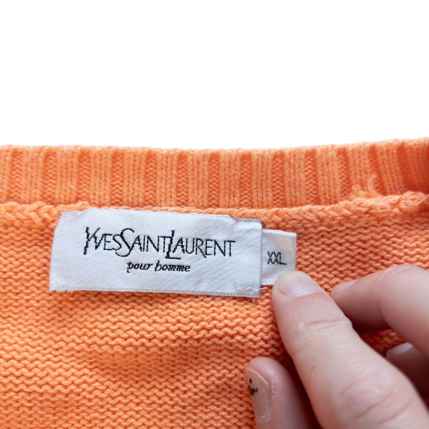 Vintage YSL Yves Saint Laurent Knit Sweater Size XXL