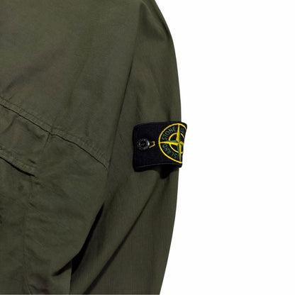 Stone Island Pullover Smock Jacket | XL, Olive Green