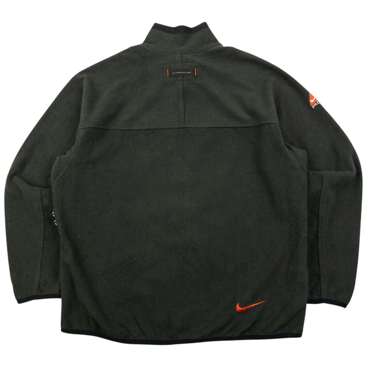 Vintage 2000s Nike ACG Therma-Fit Fleece Jacket Size L | Large, Grey