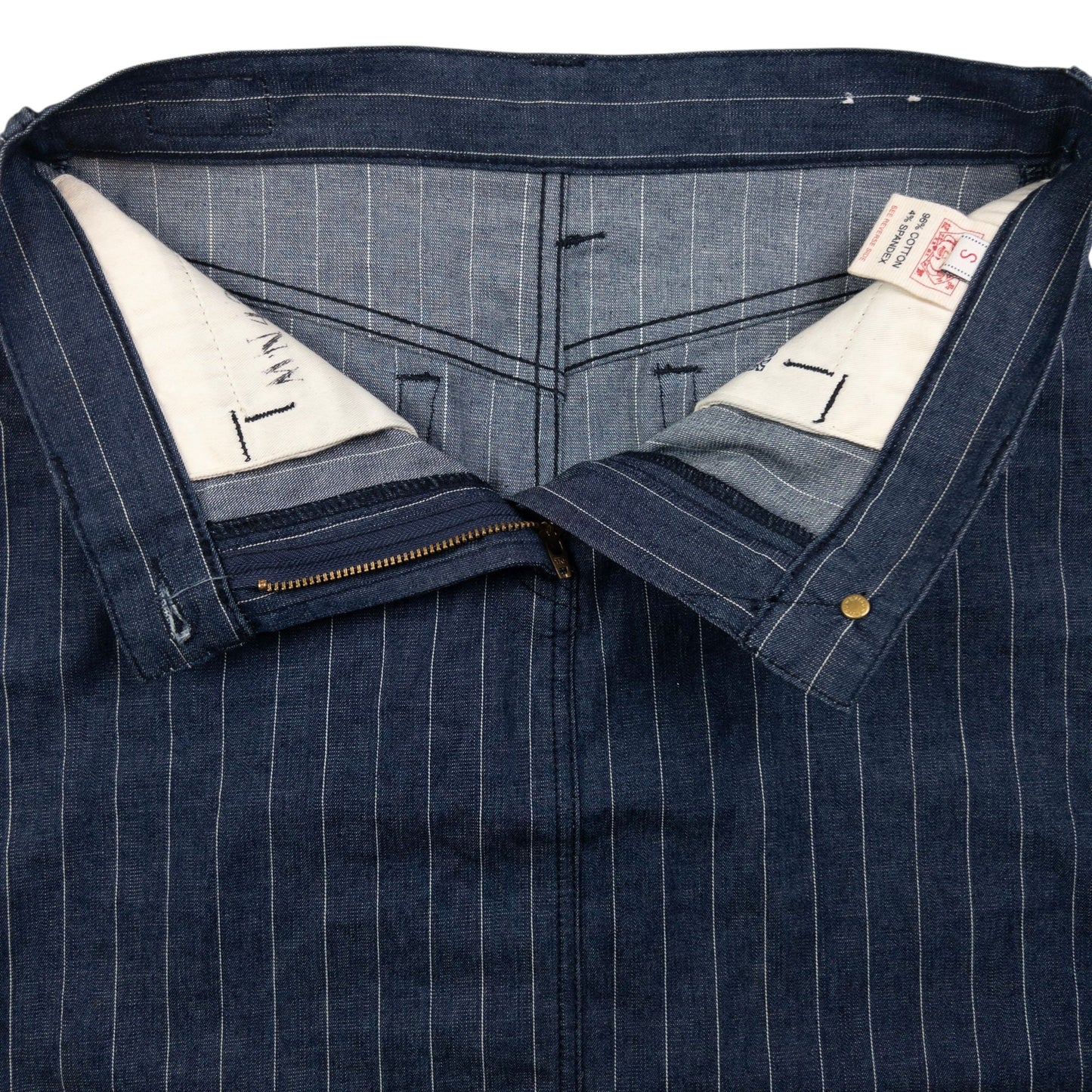 Vintage Evisu Donna Double Gull Embroidered Skirt Womens Size W29