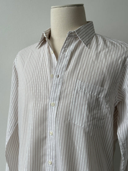 Christian Dior Chemises 1990s Jacquard Striped Shirt - M