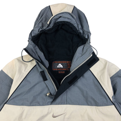 Vintage Nike ACG Q Zip Hooded Waterproof Jacket Size M