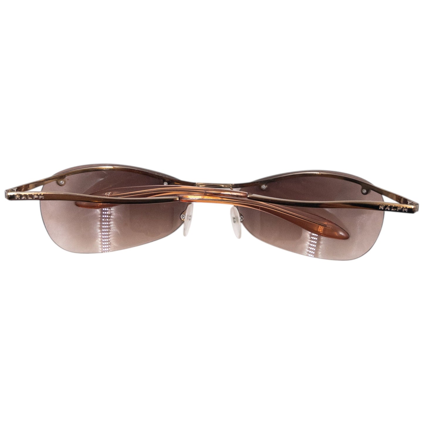 Vintage 2000s Ralph Lauren Rimless Sunglasses | O/S, Brown