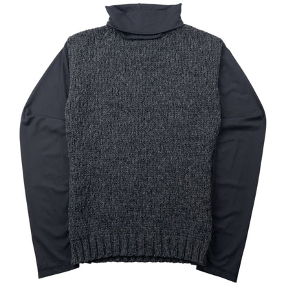 Vintage 90s Jean Paul Gaultier Homme Turtleneck Jumper Womens Size S | Small, Grey