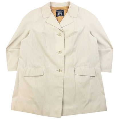 Vintage 80s Burberry Commuter II Trench Jacket Womens Size XL | XL, Beige