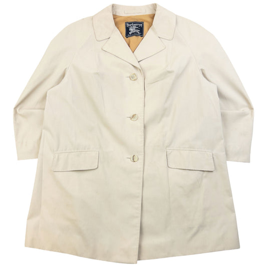 Vintage 80s Burberry Commuter II Trench Jacket Womens Size XL | XL, Beige