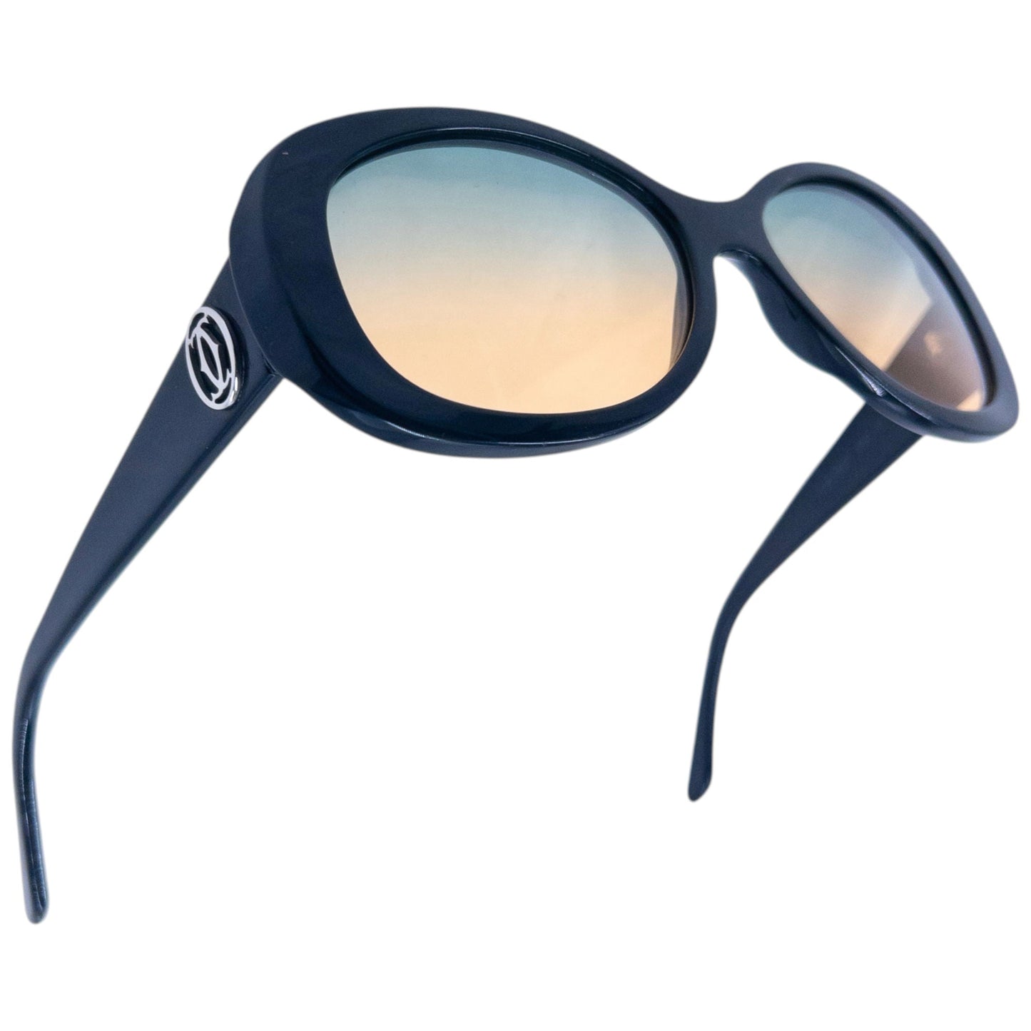 Vintage 2000s Cartier Sunglasses | O/S, Black