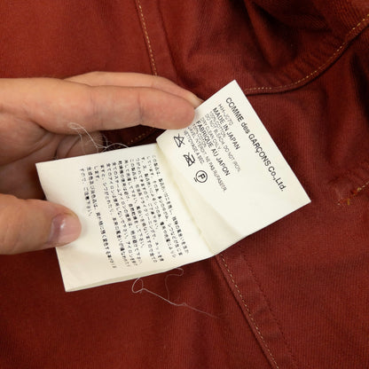 Vintage 2000s Comme Des Garçons HOMME Button Up Jacket Size M | Medium, Red