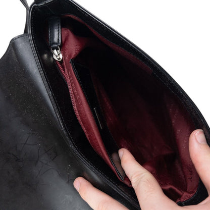 Vintage Burberry Leather Crossbody Bag