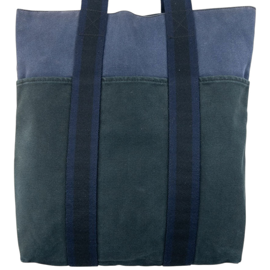 Vintage 2000s Hermès Tote Bag | O/S, Blue, Green