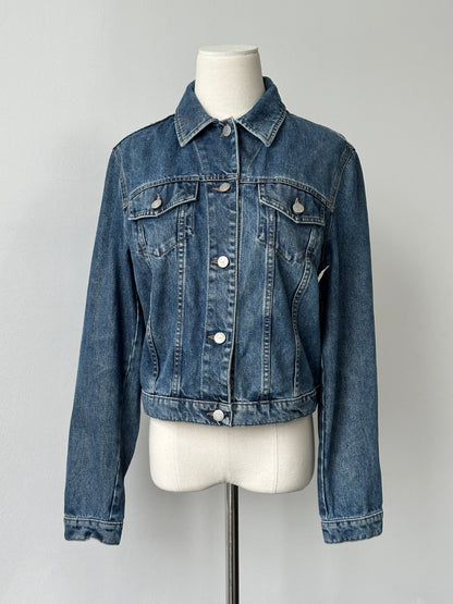 Armani Jeans 2000s Logo Denim Jacket - S