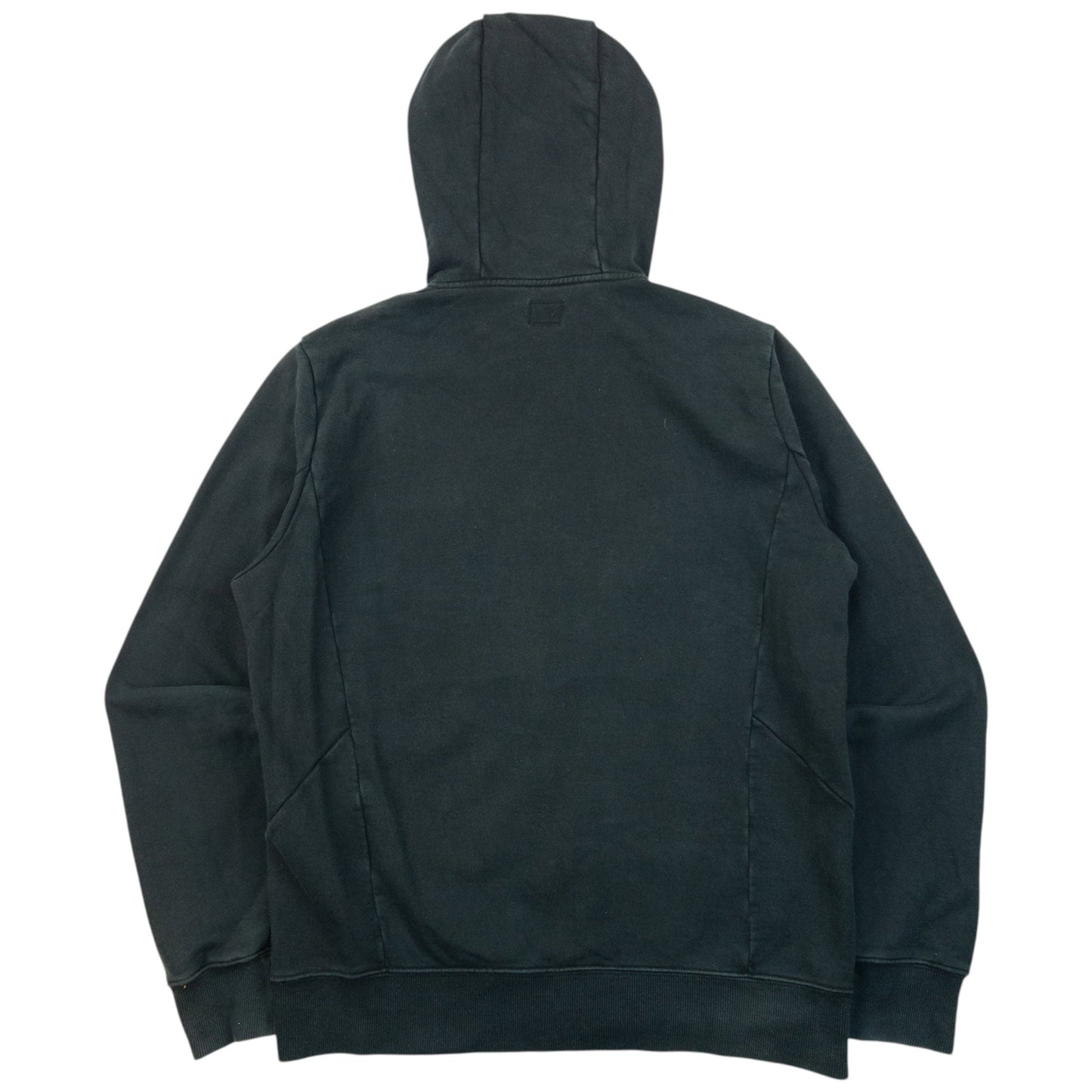 Vintage CP Company Goggle Hood Zip Up Hoodie Size L | Large, Black
