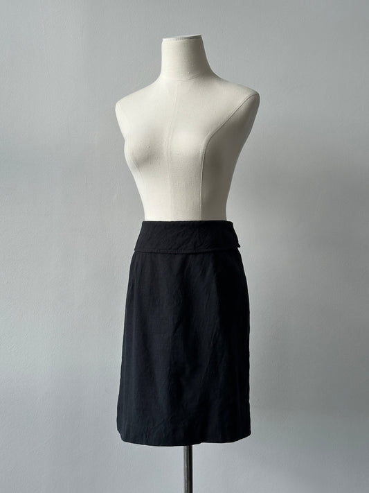 Valentino 2000s Linen Mini Skirt - W28