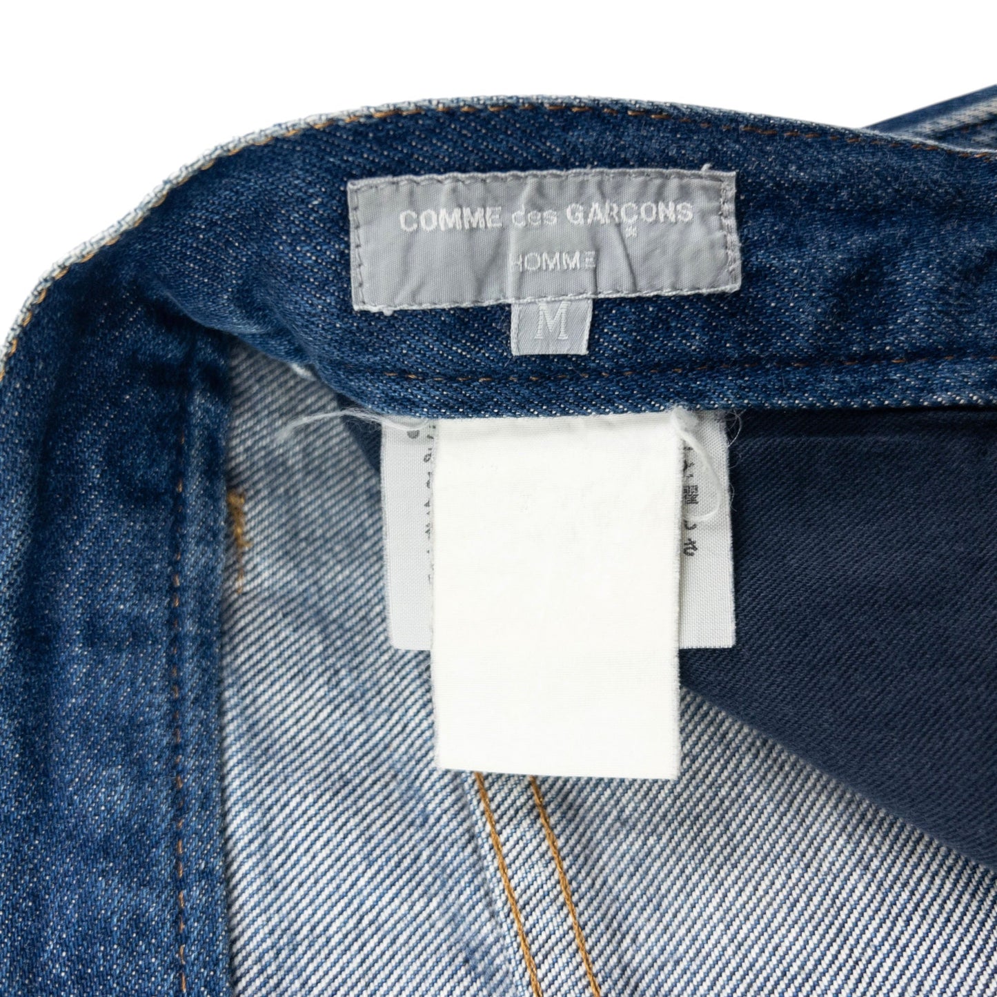 Vintage 90s Comme Des Garçons HOMME Distressed Denim Jeans Size W29 | W29, Blue