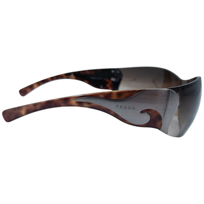 Vintage Prada Tortoise Shell Swirl Sunglasses