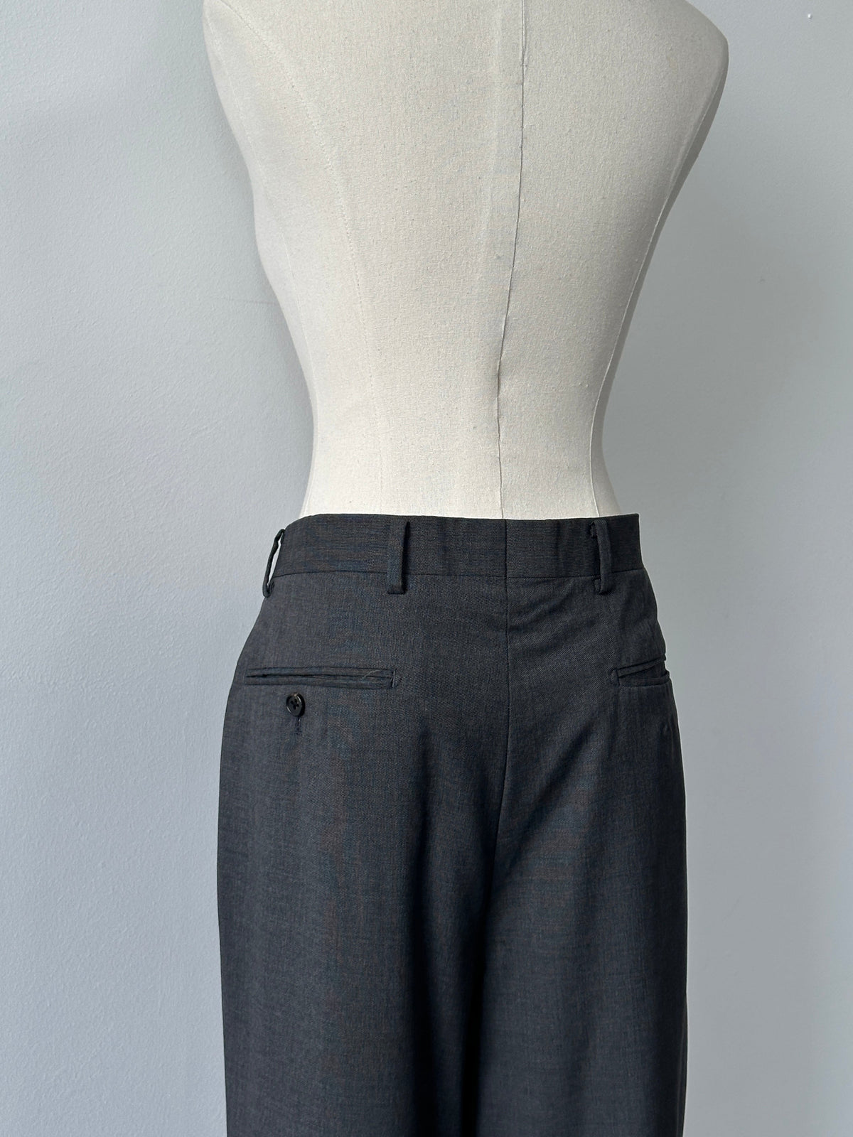 Loro Piana x Durban 1990s Pure Wool Straight Leg Suit - 38S/W30