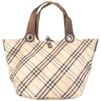 Vintage 2000s Burberry Blue Label Nova Check Reversible Handbag | O/S, Multicoloured