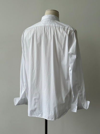 Christian Dior Monsieur 1990s Pure Cotton Tuxedo Dress Shirt - L
